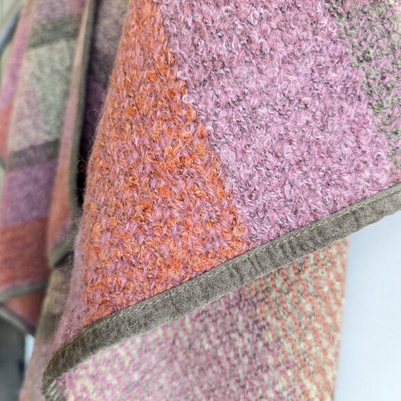 Sigrid Olsen Mohair Wool Open Poncho Blanket - Picture 5 of 8